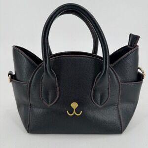 QZUnique Black Cat Purse WOMENS Top Handles Zip Close Handbag